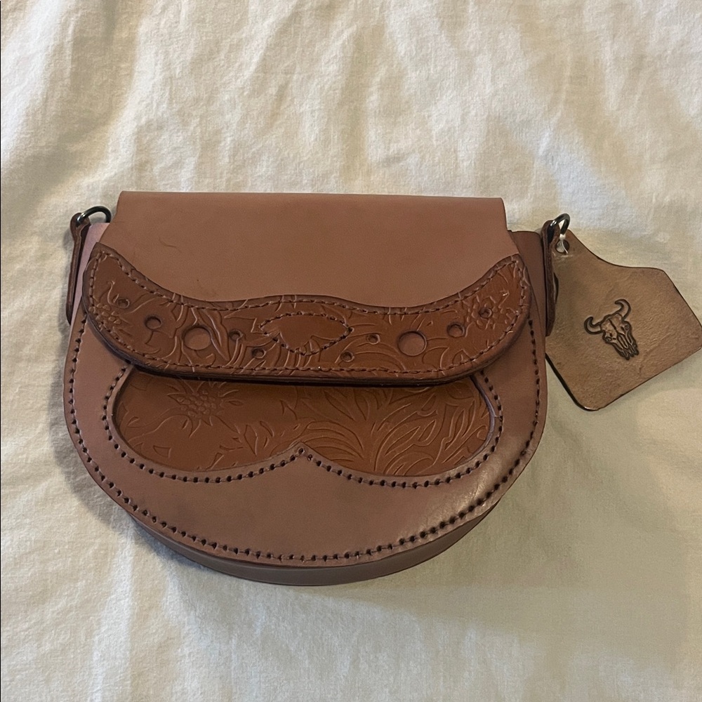 Custom Brown Leather Bag